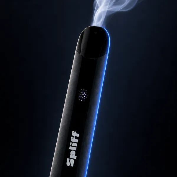 Dampf aus dem Mundstück der Magic Vape