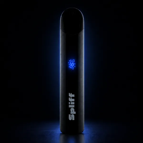 Smart-Halo-LED leuchtet blau