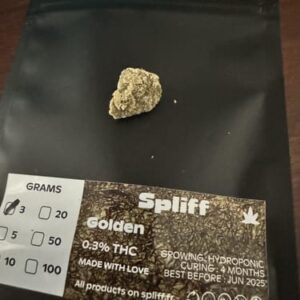 Kundenbewertung Golden Hash mit Foto - Spliff