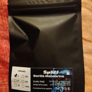 Kundenbewertung Gorilla Mandarine mit Foto - Spliff