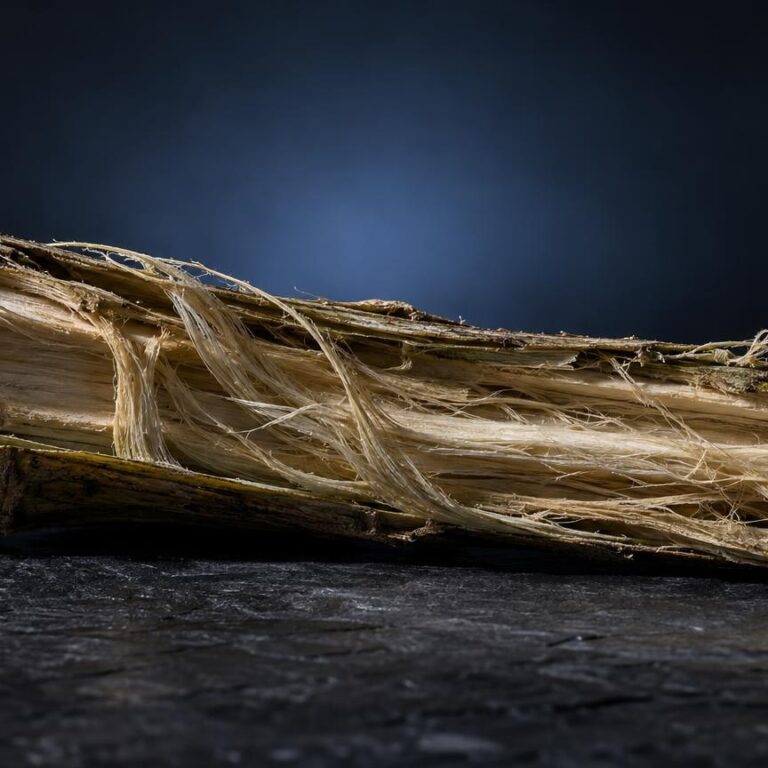 Coffeeshop: getrocknetes Cannabiskraut, mit Schnur gebündelt, auf dunklem Untergrund