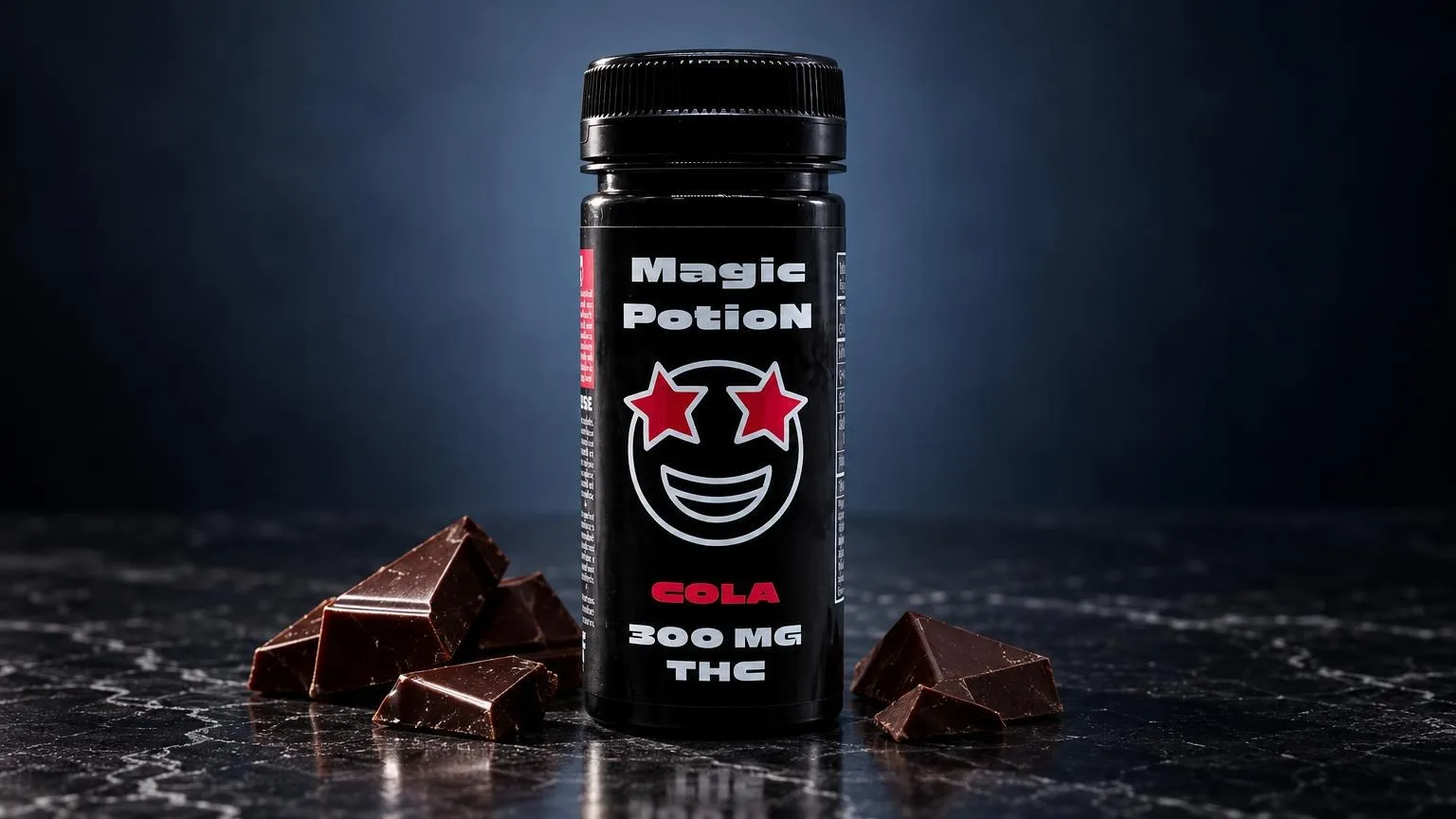 Edibles Oil: Edible Sirup – Magic Potion in Szene gesetzt