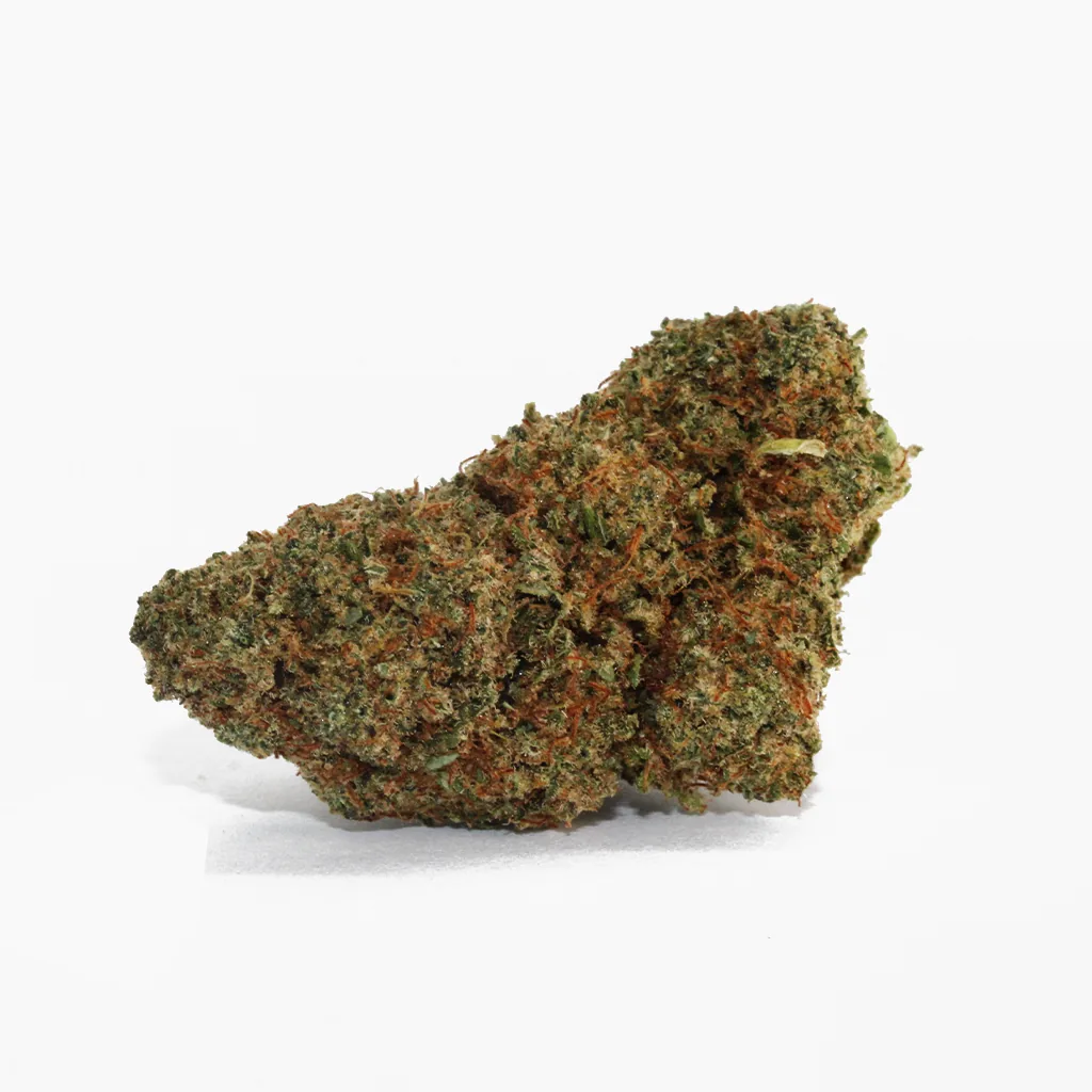 Plutonium CBD – kompakte CBD-Blüte mit rostfarbenen Stempeln