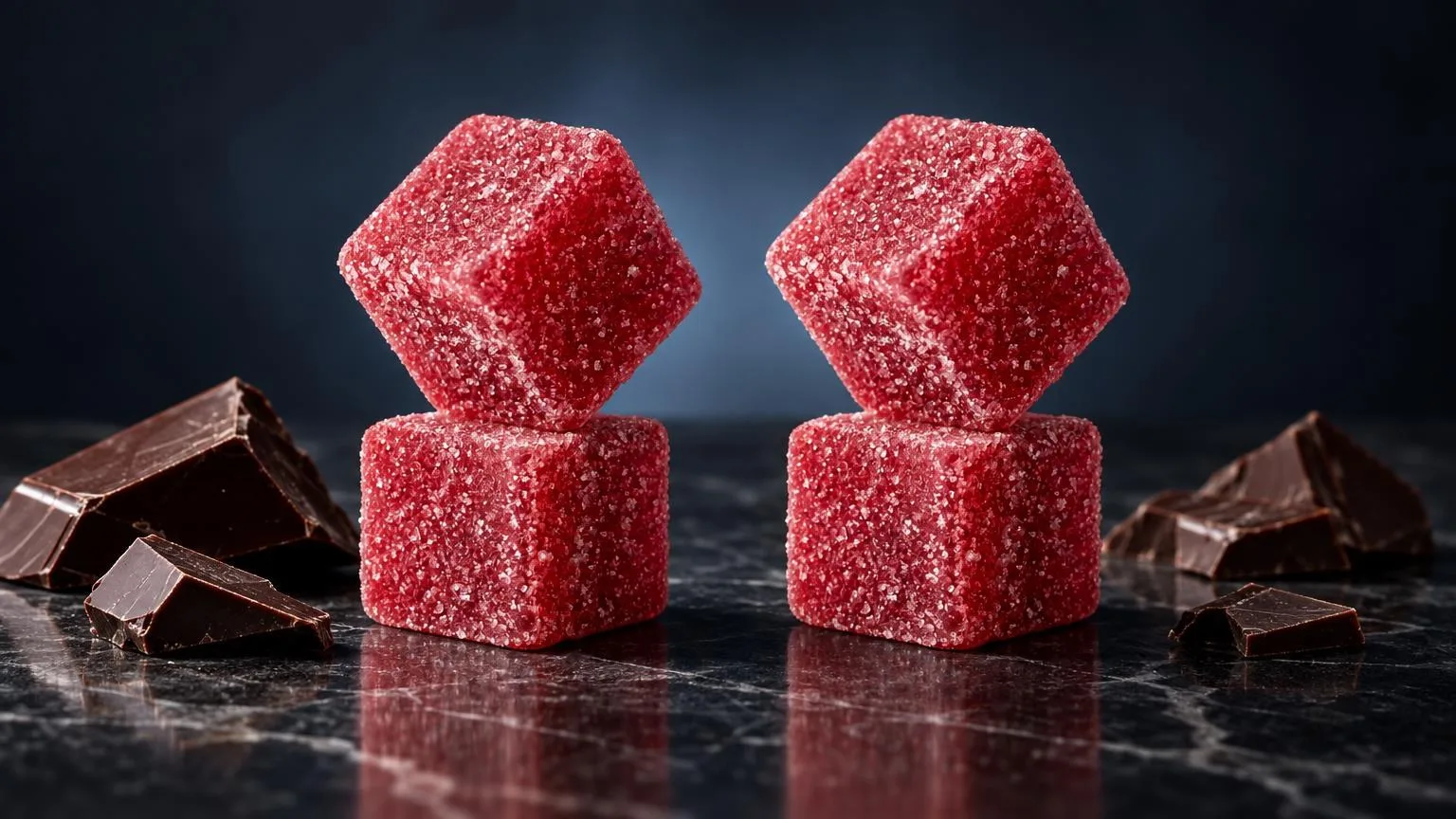 THCP Gummies: Edible Magic Candy – Bonbons in Szene gesetzt