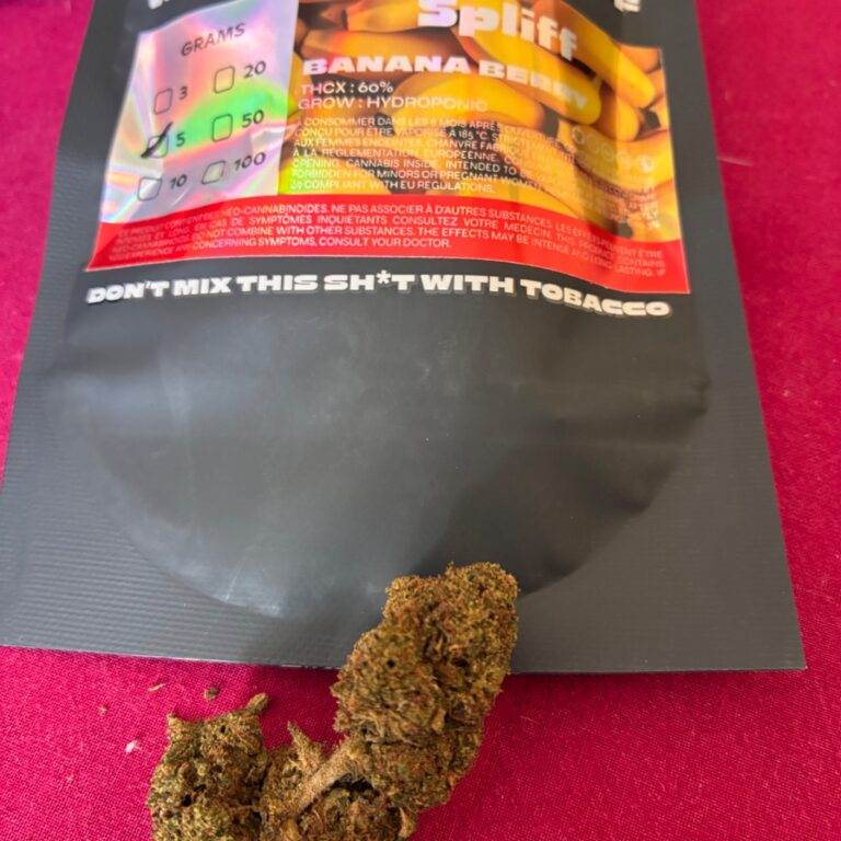 Click to view full screen Kundenbewertung Banana Berry mit Foto - Spliff