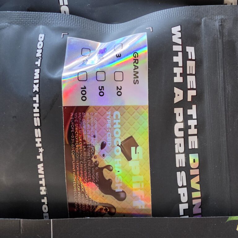 Kundenbewertung Choco Hash mit Foto - Spliff