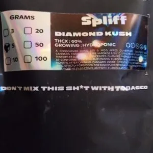 Kundenbewertung Diamond Kush mit Foto - Spliff