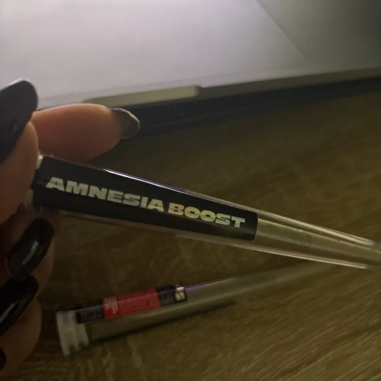 Click to view full screen Kundenbewertung Pre-Roll - Amnesia Boost mit Foto - Spliff