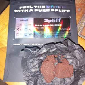 Kundenbewertung Roter Libanese - 30% THCX mit Foto - Spliff