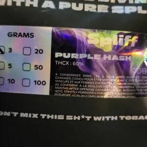 Kundenbewertung Purple Hash mit Foto - Spliff