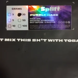 Kundenbewertung Purple Haze mit Foto - Spliff