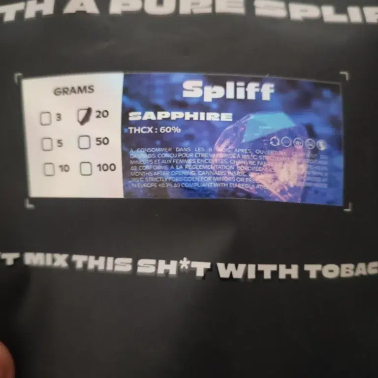 Avis client Sapphire avec photo - Spliff